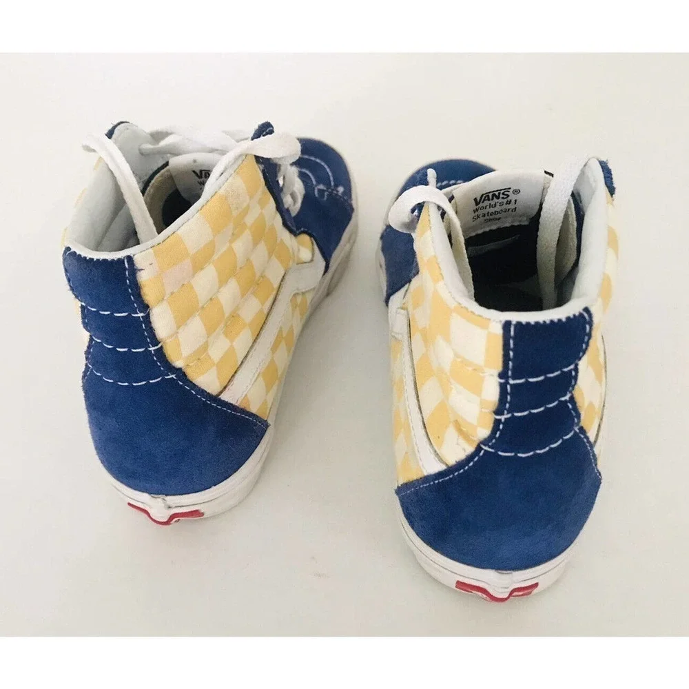 Vans SK8-Hi BMX Men's Blue High Top Skateboard Lace Up Sneakers Size US 5.5